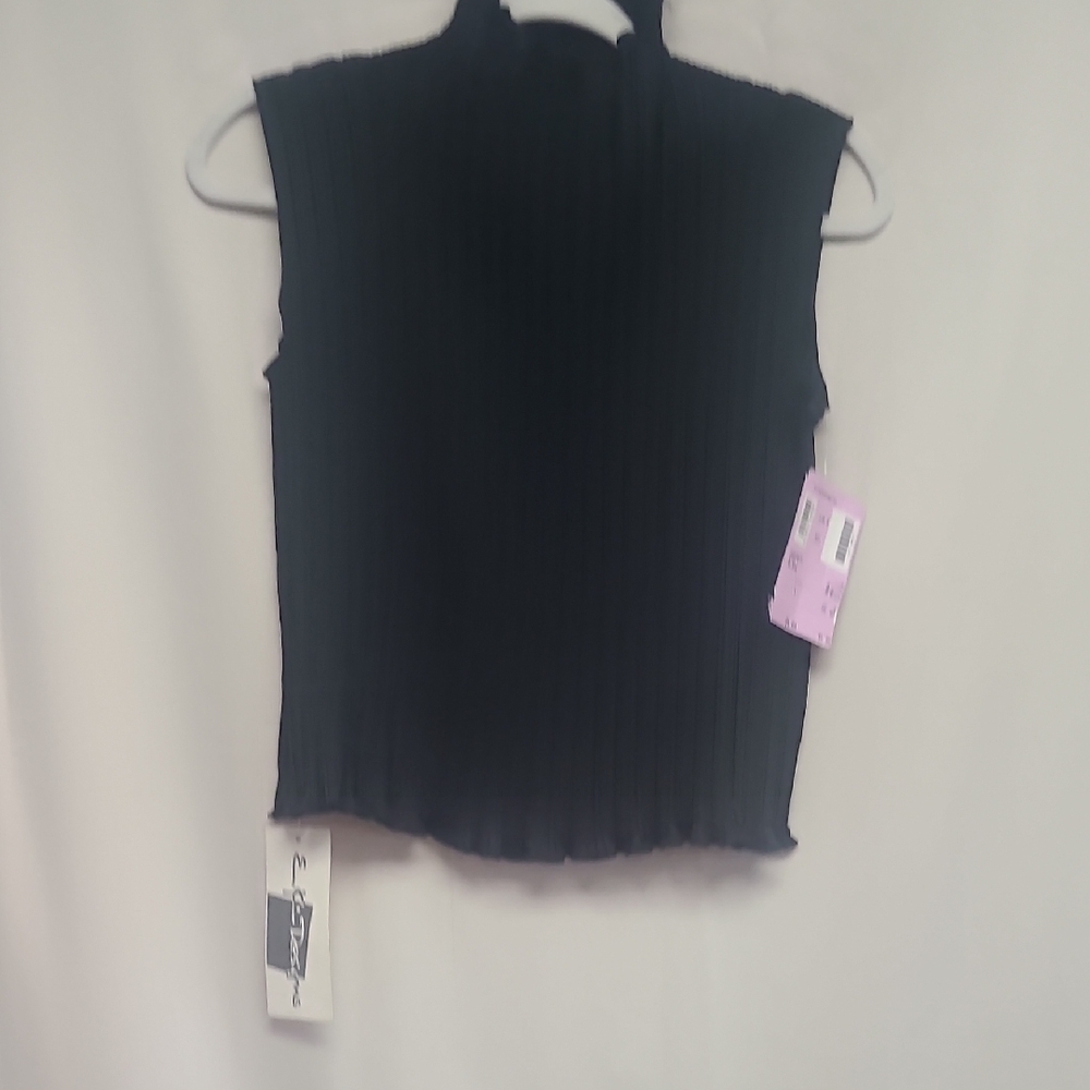 Vintage E.K. Designs Black Sleeveless Top